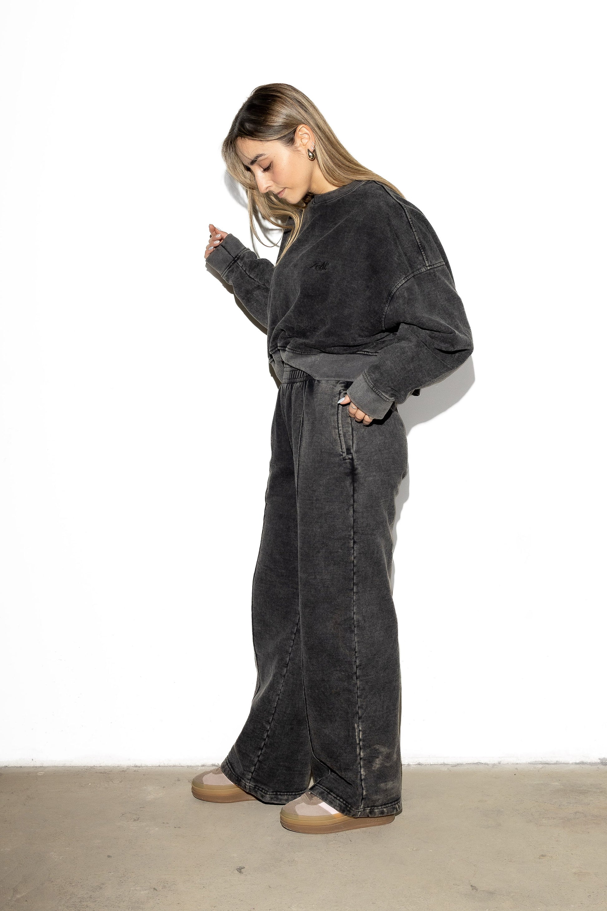 Areia Travel Set washed black - look de frente