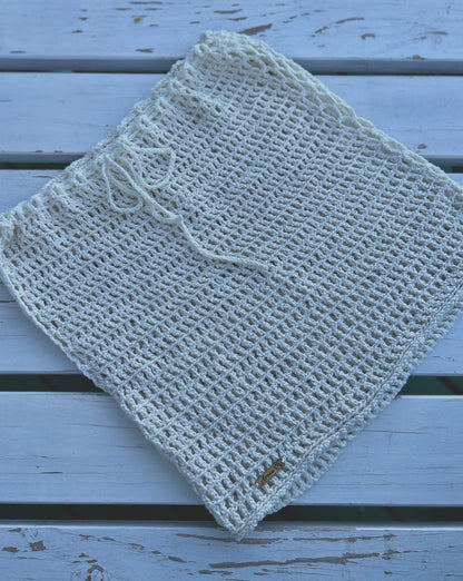 Mini falda crochet nude - Areia Concepts